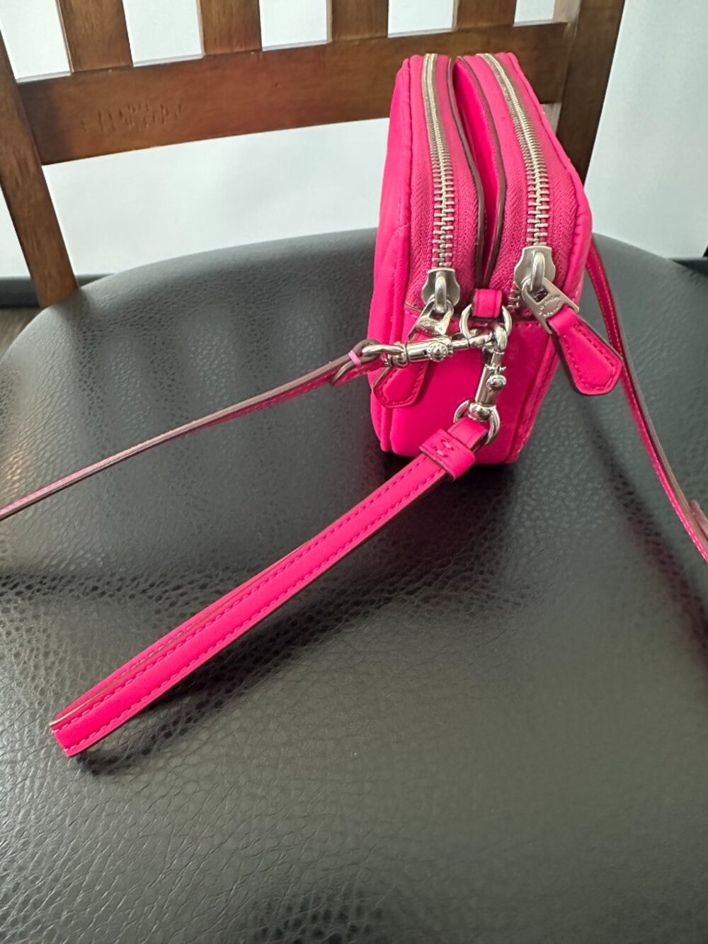 Coach Kira Pink Quilted Leather Crossbody Bag Style #C2481-CM531 *NWT* - Picture 8 of 15